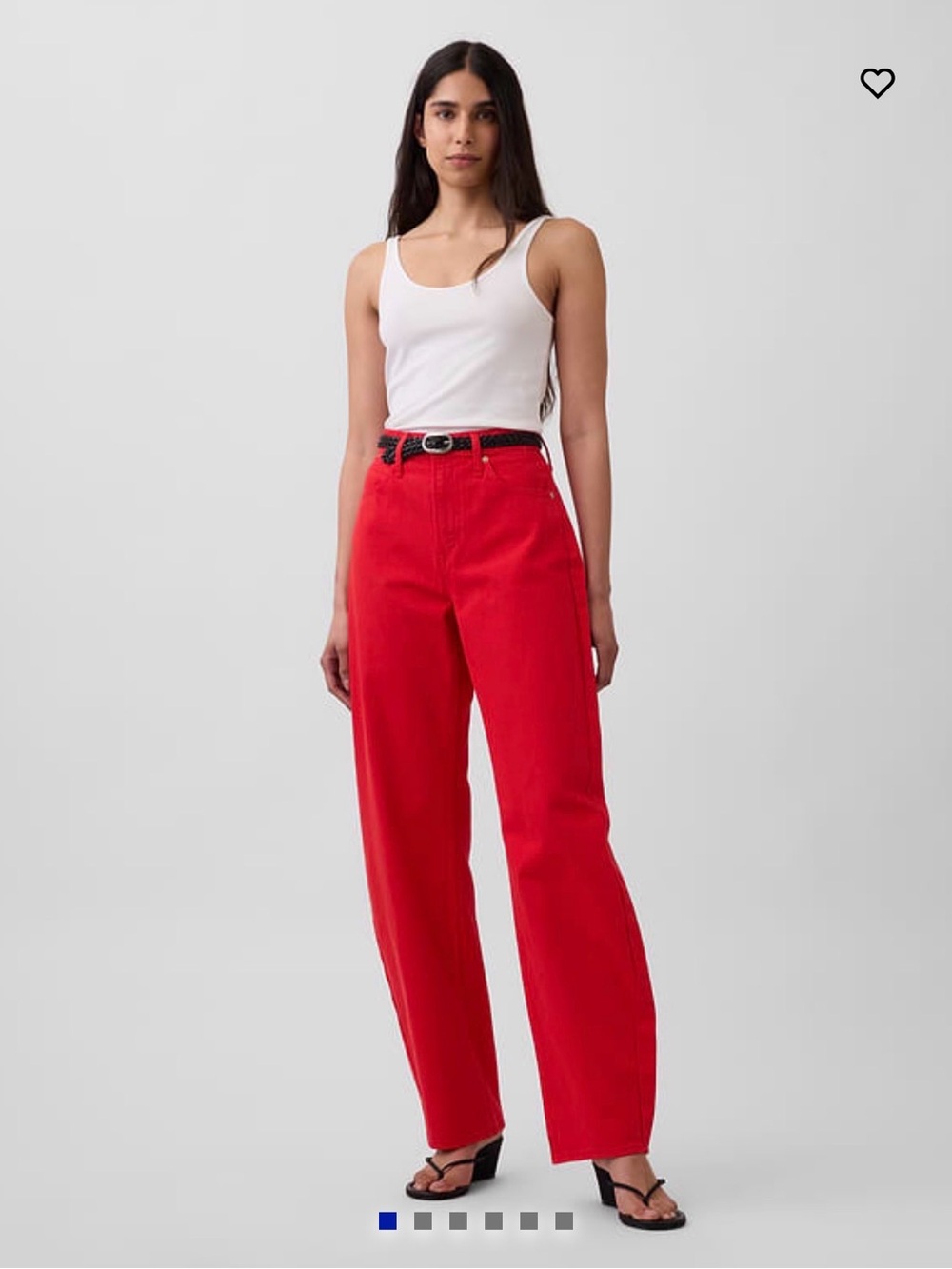 Gap High Rise Barrel Jeans